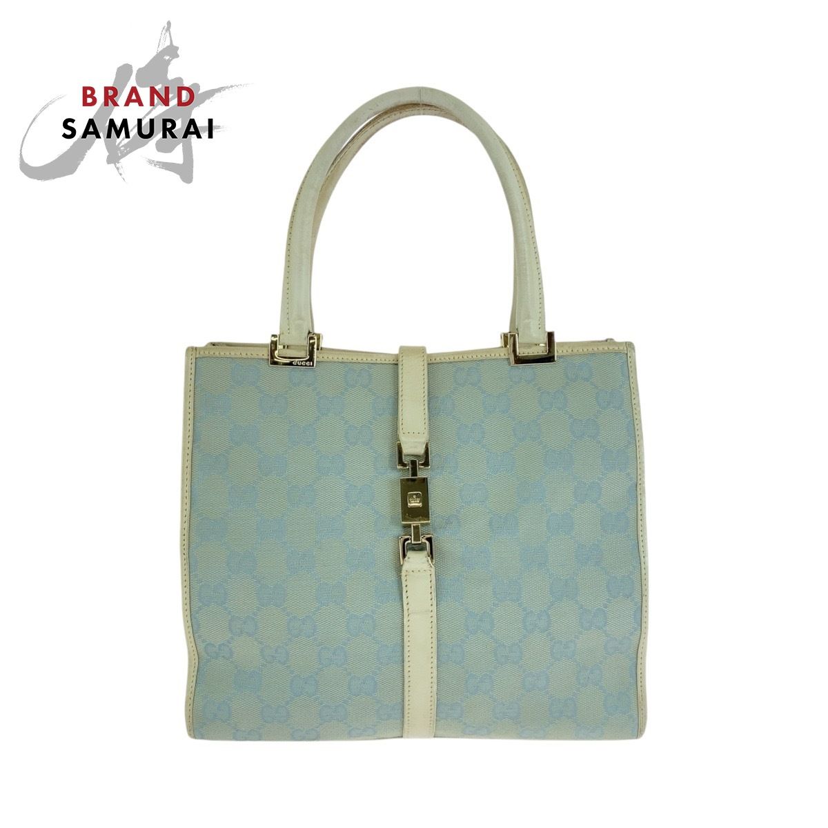 希少✨日本限定✨GUCCI ライトブルー ハンドバッグ 839124_AAFEQ_4943_002_086_0000