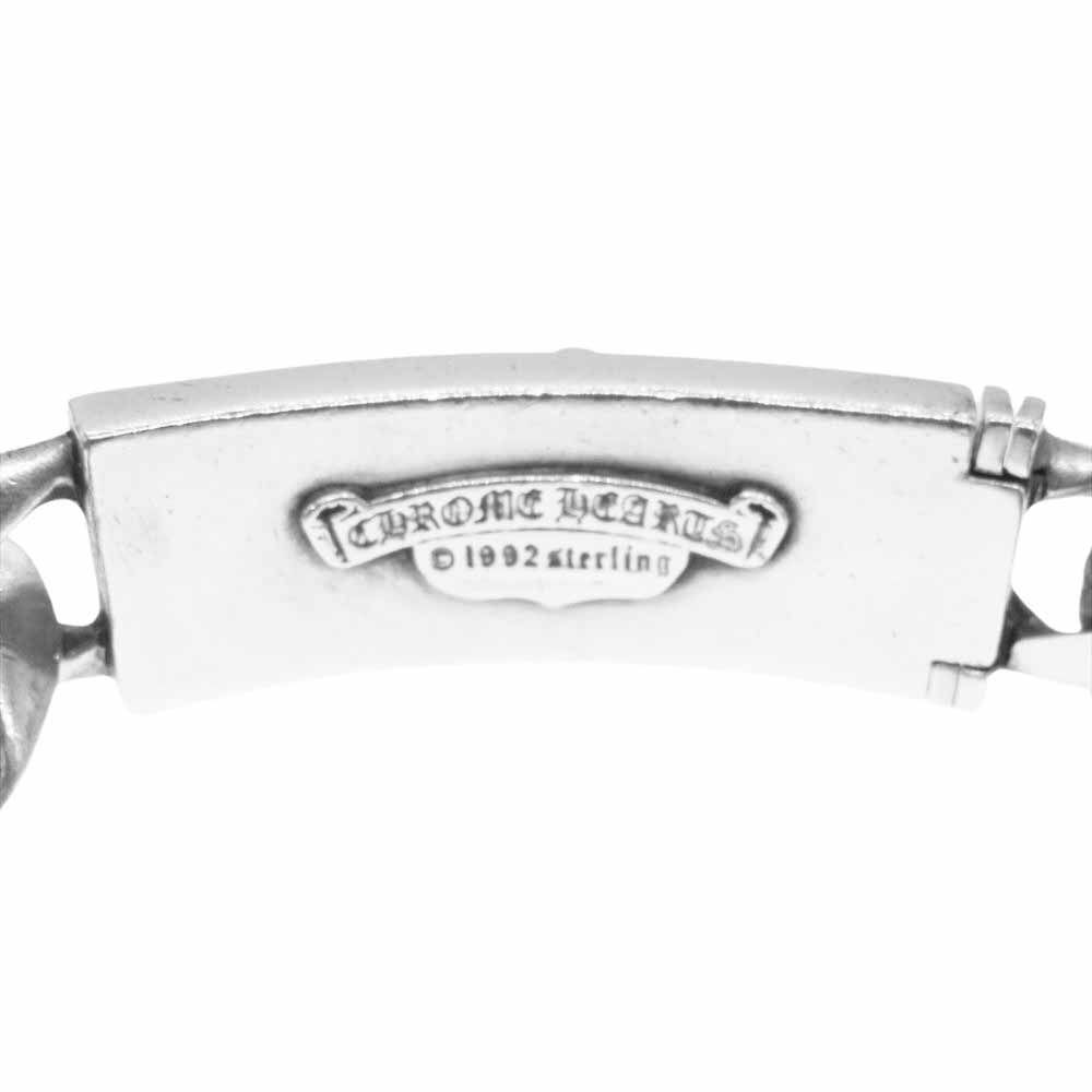 CHROME HEARTS クロムハーツ（原本無） ブレスレット ID DBL FLRL DGGR