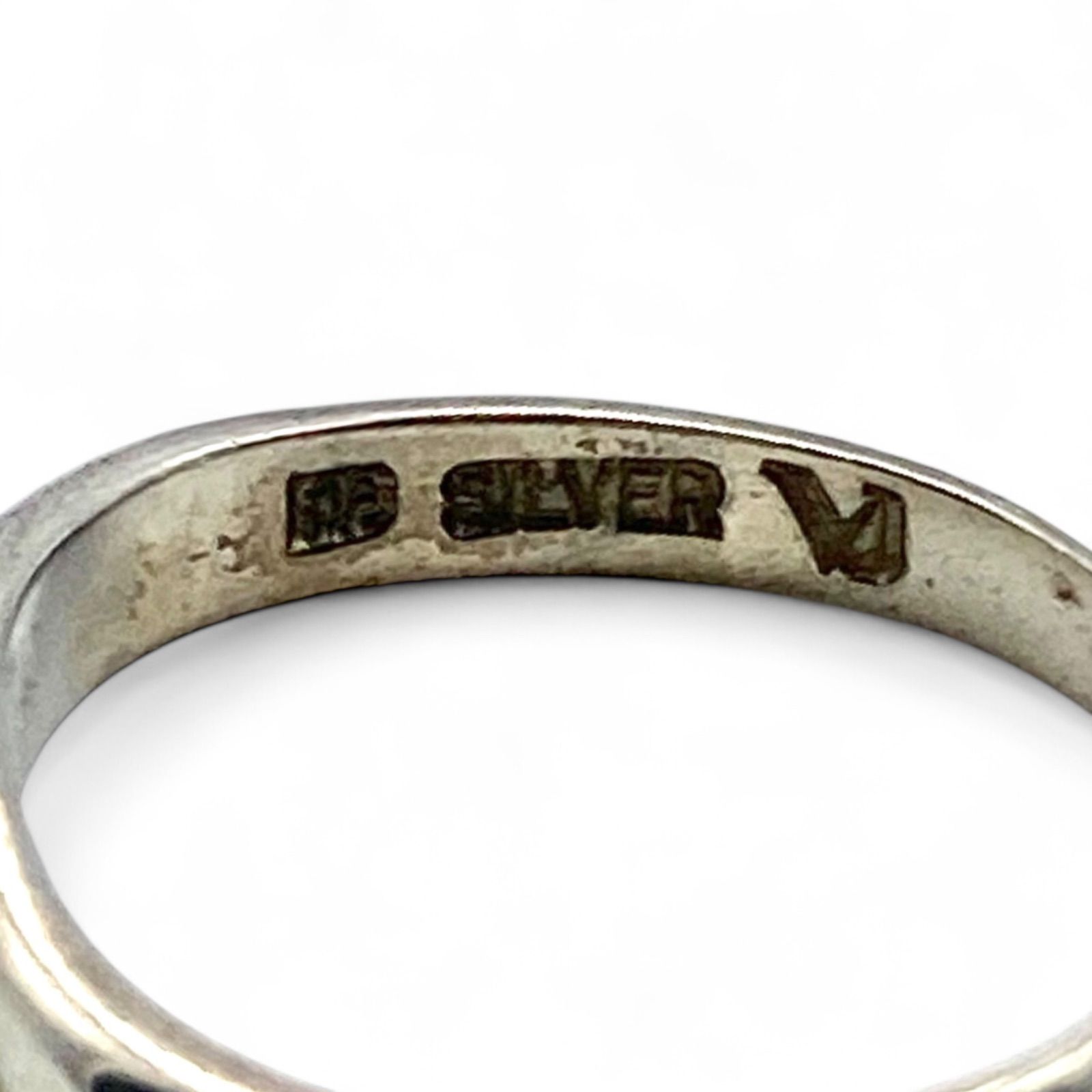 柔らかな曲線】K18 ゴールド 金 Silver 刻印 00s Vintage Design Ring