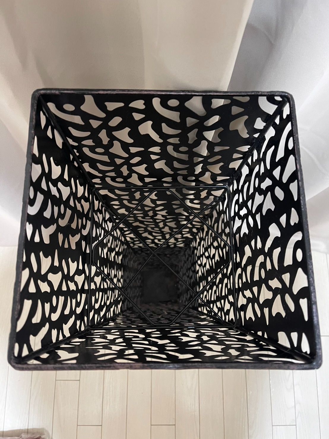 フラワースタンド 柄抜アイアンスタンド ブラック LEAD STYLE 柄抜