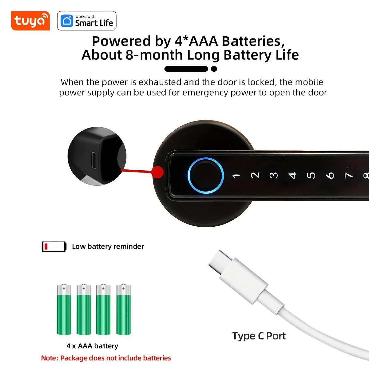 ワイヤレスゲートウェイ付き 米国標準仕様スマートロック