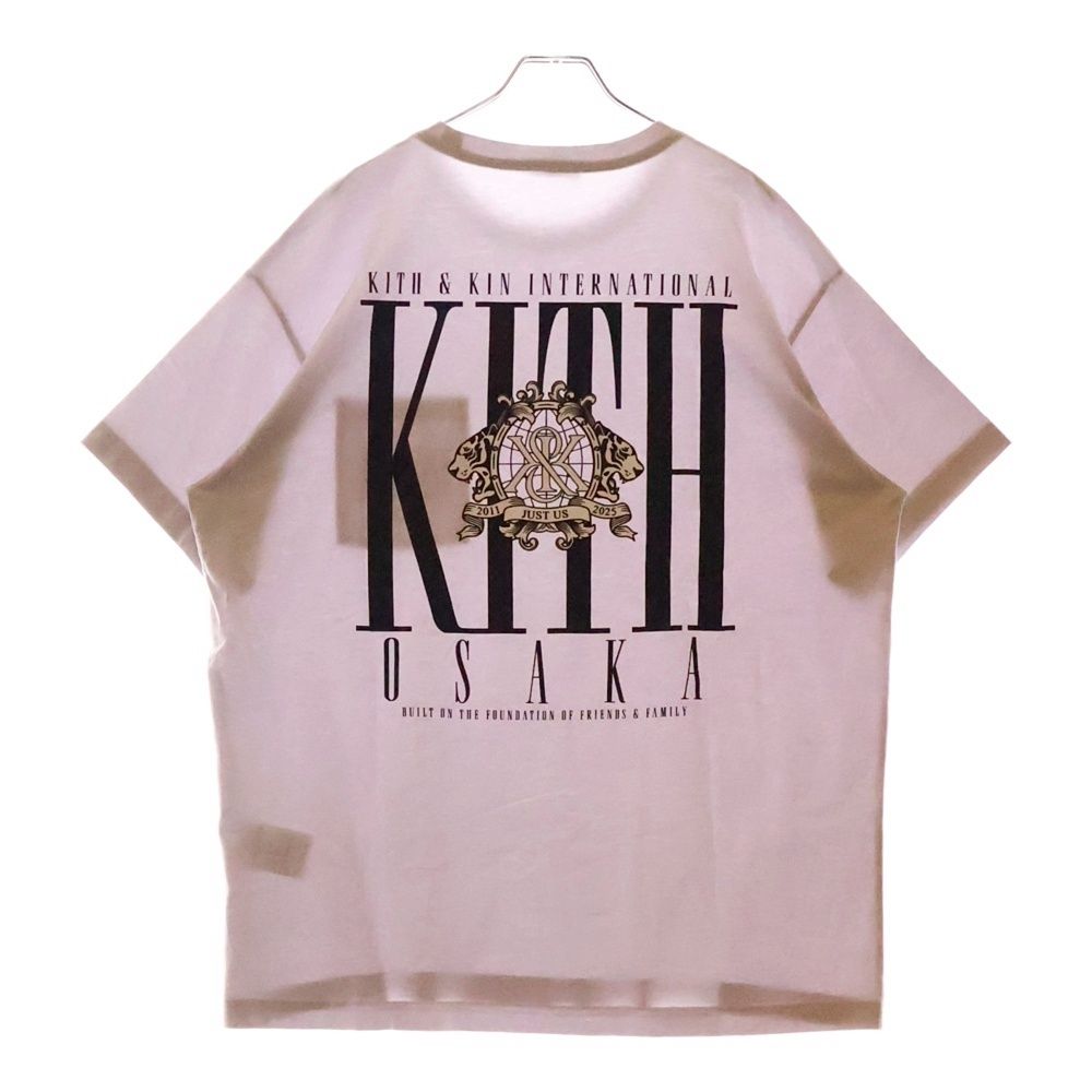 KITH (キス) 大阪限定 ロゴプリント半袖 カットソー ホワイト 25-073