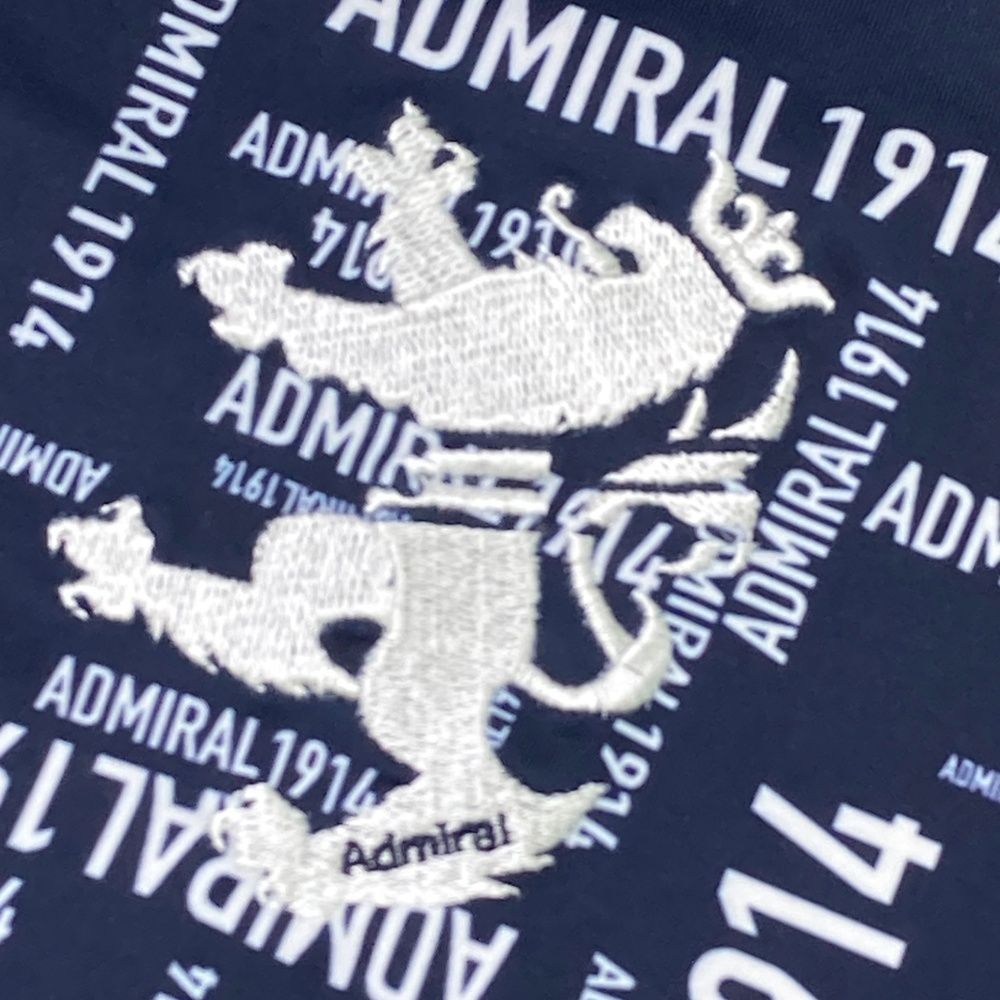 サイズ：LL ADMIRAL アドミラル ADMA166 半袖ポロシャツ ロゴ 総