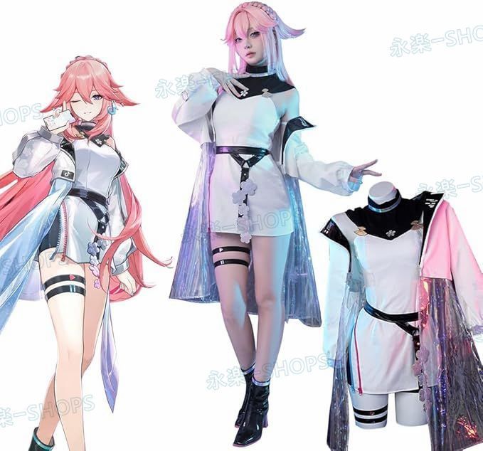 原神 げんしん 八重 やえ 神子 みこ コスプレ用衣装 連動モデルです 循音八重です 変装 仮装 ウィッグ付き 変身 仮装 変装 Cosplay 文化祭 学園祭 ハロウィン クリスマス 誕生日 忘年会 このページを検索 価格 ￥15 350