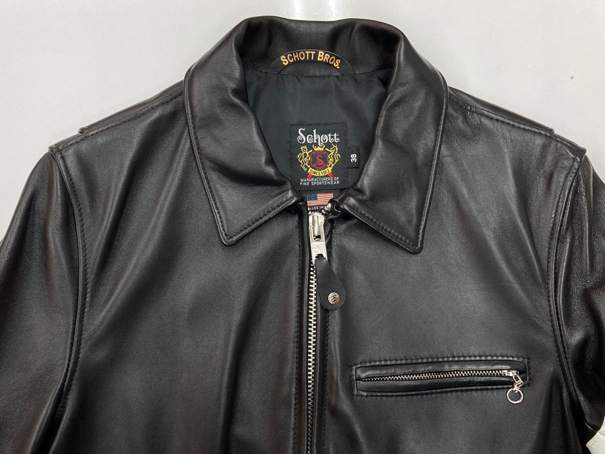 ステューシー STUSSY Schott ショット コラボ シングル ライダース