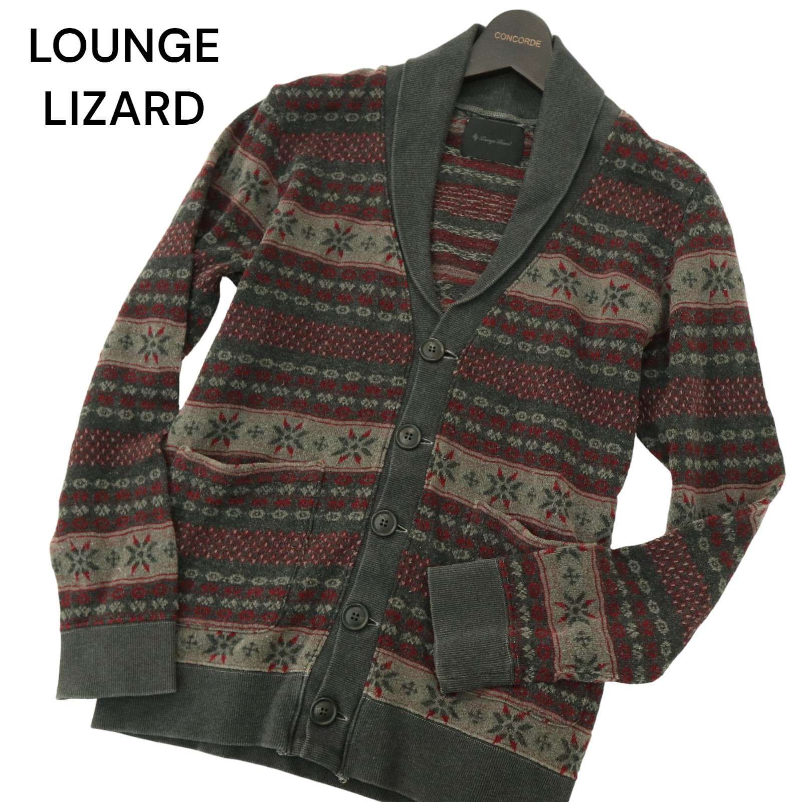 LOUNGE LIZARD ラウンジリザード 秋冬 ノルディック柄☆ ショール 