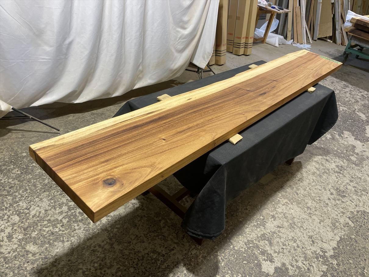 天然 一枚板モンキーポッド 木材 カウンターテーブル ベンチ天板