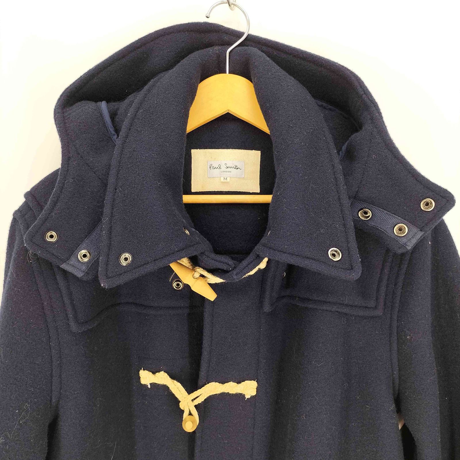 ポールスミス Paul Smith ウール ナイロン トグル フーデッド