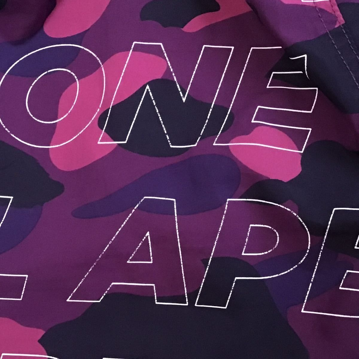 Text color camo ビーチ ショーツ Lサイズ a bathing ape BAPE nylon