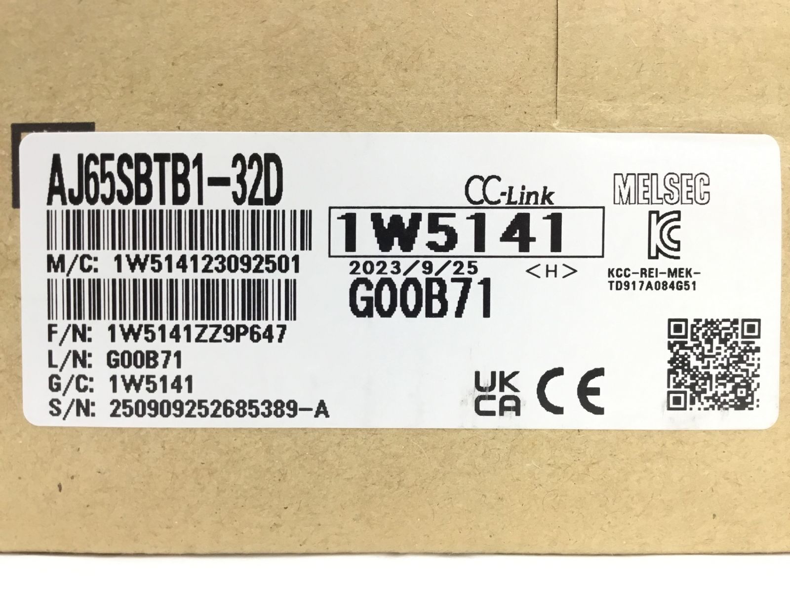 入力ユニット AJ65SBTB1-32D