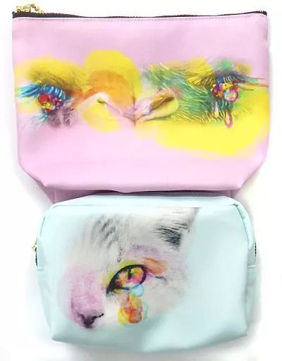 TAKALAKA tear R drop ティアドロ ポーチセット 木村良平 中古】雑貨 木村良平 tear R drop CAMEL EYE ＆ CAT EYE POUCH