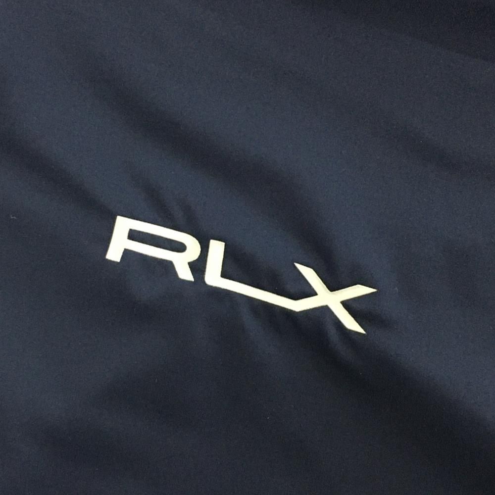 超美品】RLXラルフローレン 長袖ポロシャツ ネイビー ロゴ