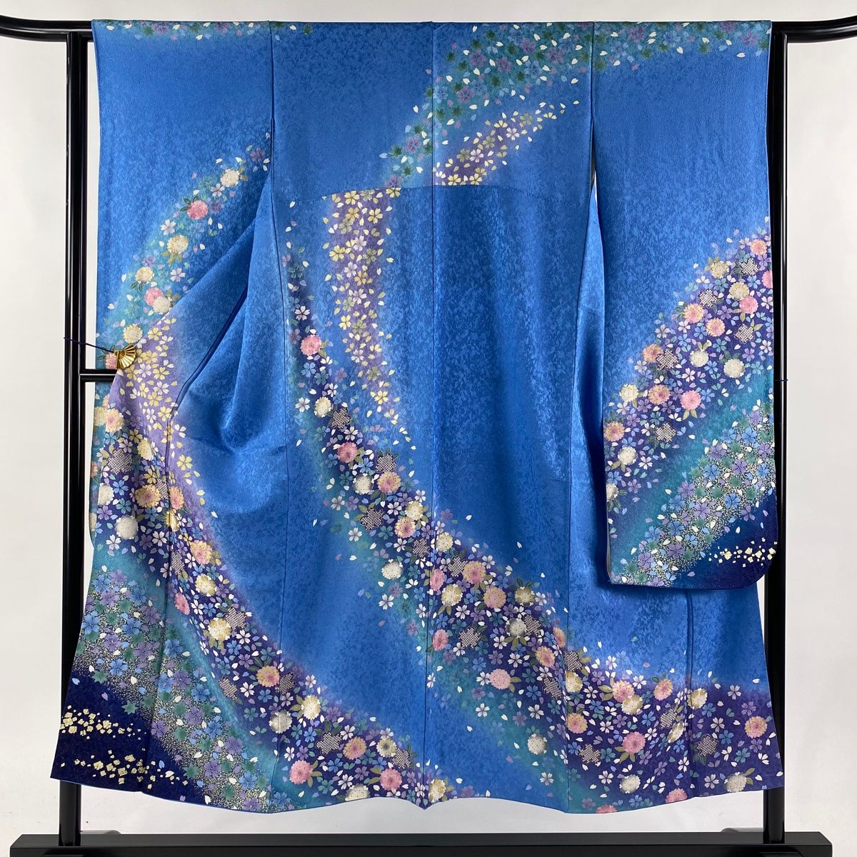 振袖 身丈151cm 裄丈62cm 正絹 美品 逸品 【中古】