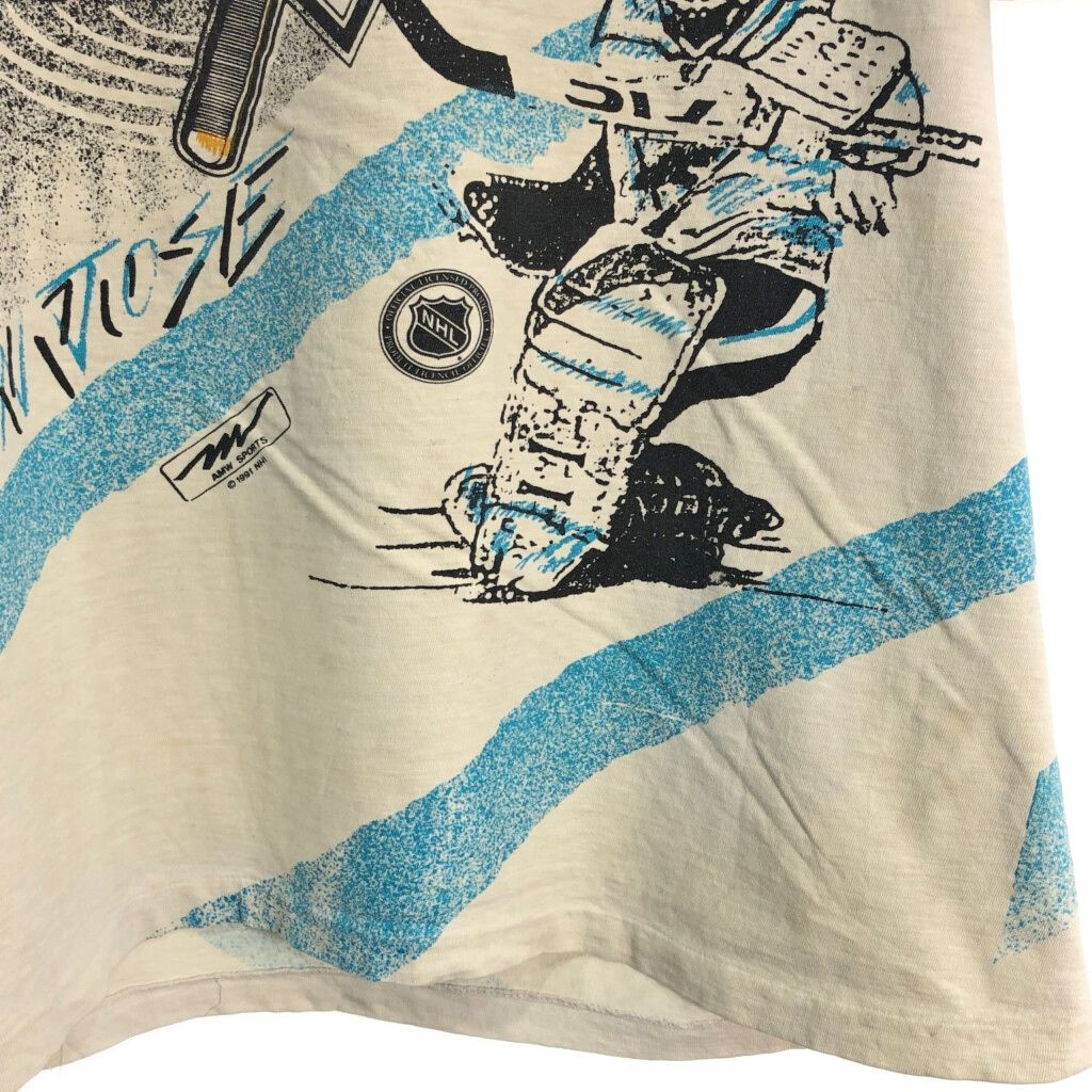 90年代 Magic Johnson NHL サンノゼ・シャークス オールオーバー  