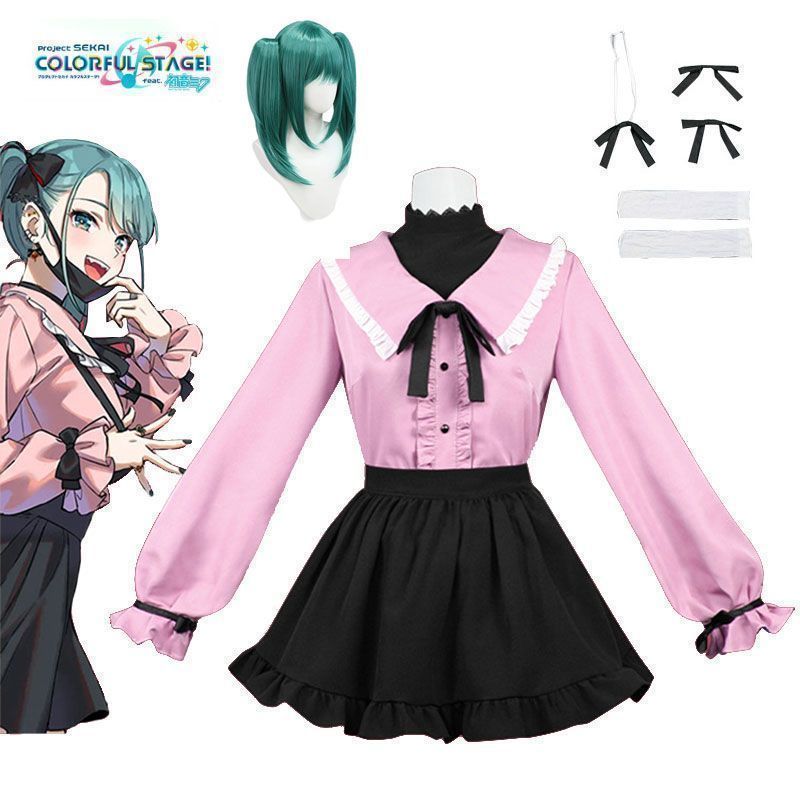 初音ミク ヴァンパイア POP UP PARADE miku コスプレ衣装 キャラクター コスチューム ウイッグ付き イベント ハロウィン クリスマス 演出服 ステージ衣装