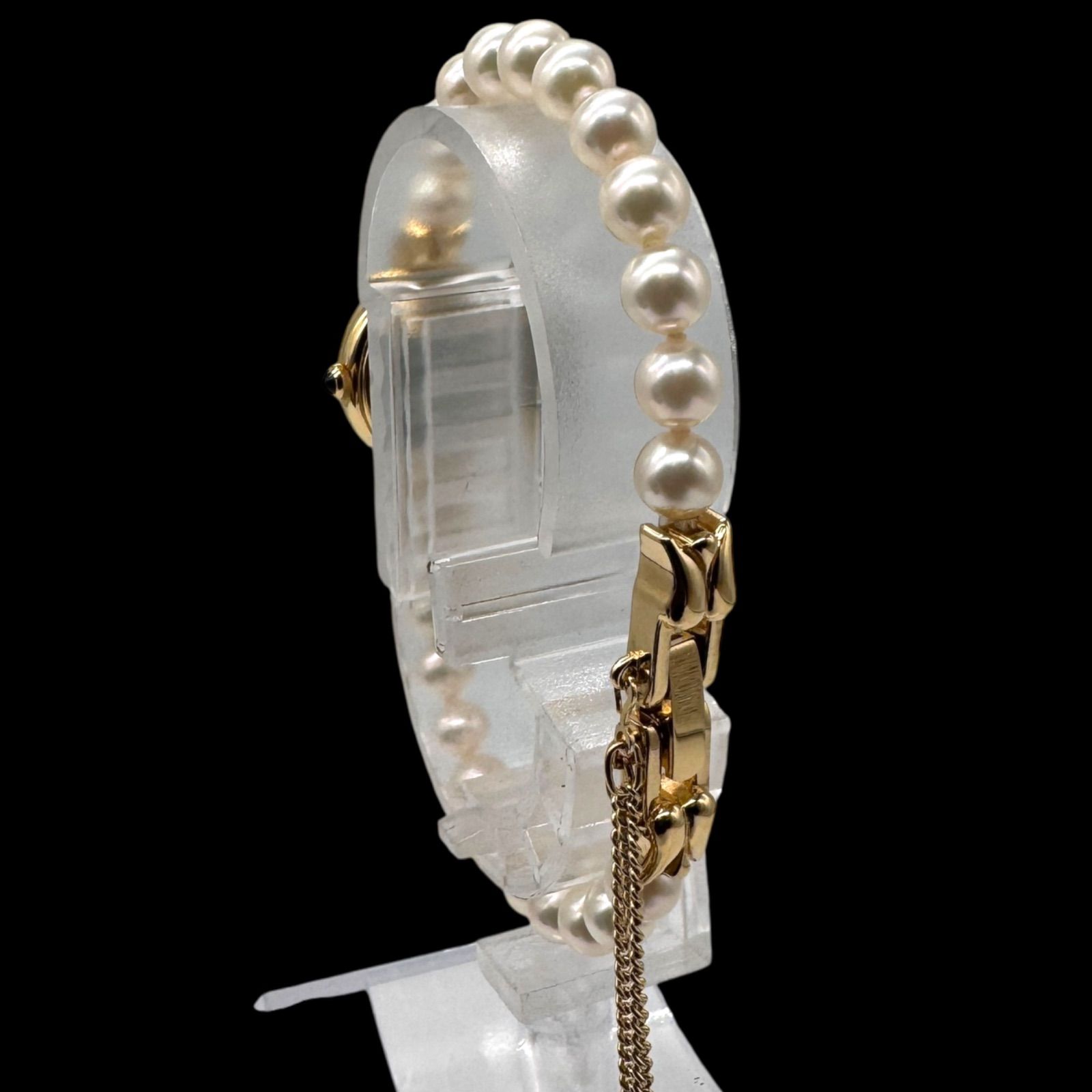 MIKIMOTO金色円盤単鎖AKOYA真珠クォーツウォッチ 楽天市場】【ウォッチ】MIKIMOTO ミキモト ブレスウォッチ