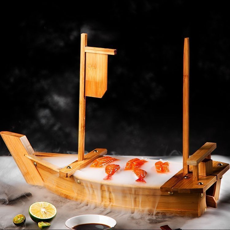 刺身盛り皿 和食器大皿 料理船 活造り 盛付け 盛器 料理飾り 舟