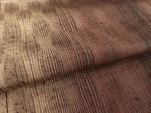 平和屋着物○上質な紬 珈琲染 変わり間道 正絹 逸品 DAAV6393ps - メルカリ