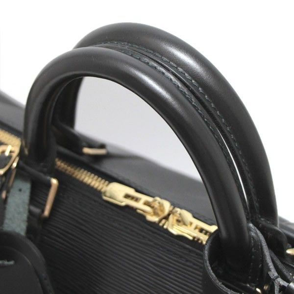 ルイヴィトン Louis Vuitton キーポル50 ボストンバッグ エピ 黒