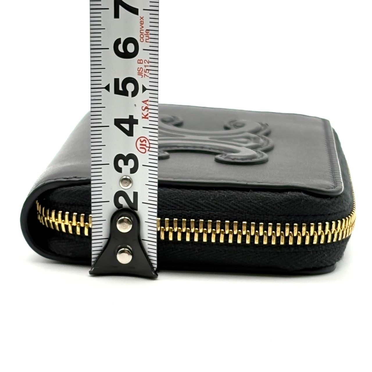 25札/A019110-2/AS30000/X113-2/ CELINE セリーヌ トリオンフ コインケース レザー ブラック メンズ レディース  ユニセックス 箱 布袋付き CELINE セリーヌ コインケース COIN PURSE 10C663DR8.28DG レディース レザー  Triomphe トリオンフ カードケース キーリング付き ...