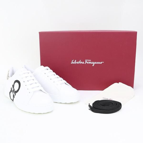 【新品 未使用品】サルヴァトーレフェラガモ レディース スニーカー ホワイト Salvatore Ferragamo / サルヴァトーレ フェラガモ】レディース