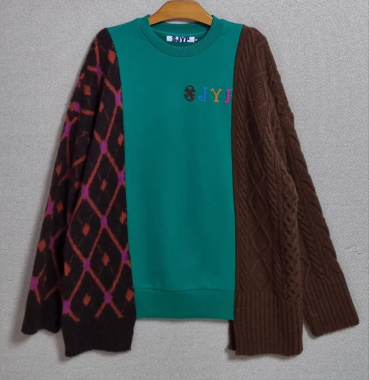 実寸 オーバーサイズ S The HANDSOME SJYP ニット スウェット