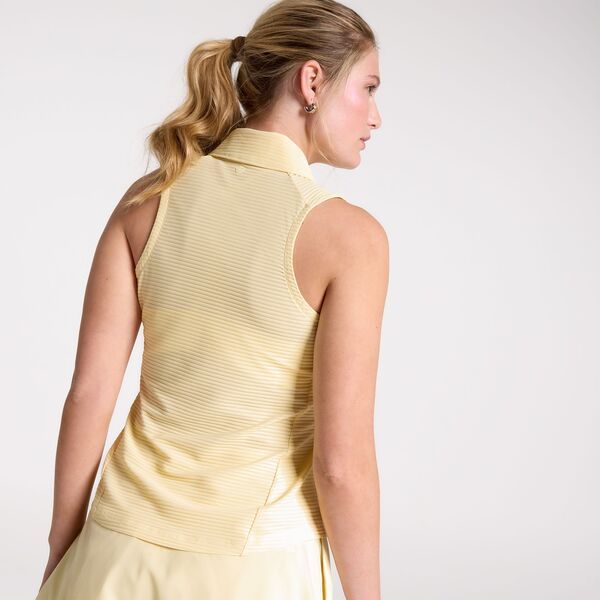  キャリー レディース ポロシャツ トップス CALIA Women s Re Sleeveless Golf Polo Panna Cotta 五分袖 七分袖 ポロシャツ