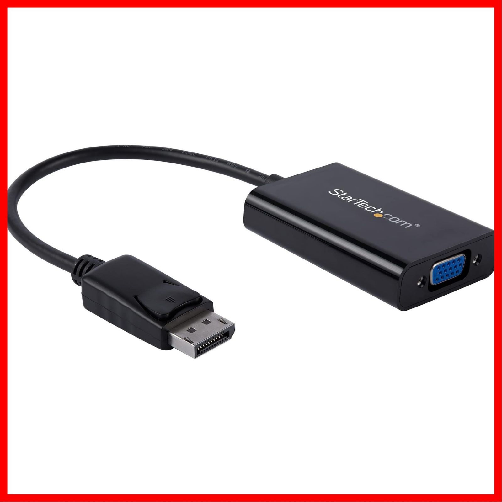 StarTech.com DisplayPort ディスプレイポート - VGA変換アダプタ オーディオ対応 DP2VGAA