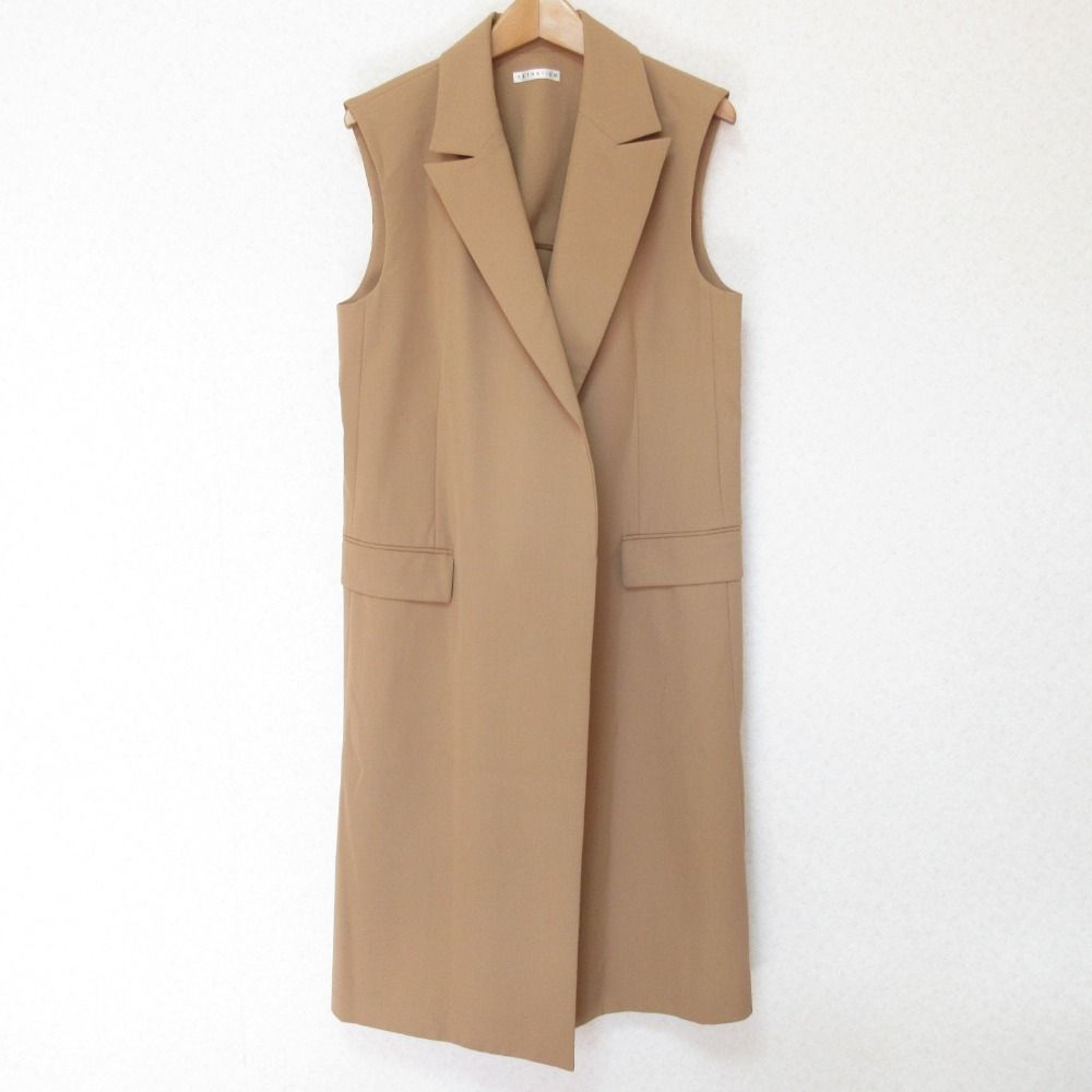 【ESTNATION】ジレ/キャメル（ベージュ）/36 ESTNATION】ジレ/キャメル（ベージュ）/36 ESTNATION】ジレ