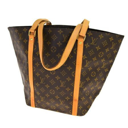 【中古】 中美品 ルイヴィトン LOUIS VUITTON サック ショッピング トートバッグ ショルダー モノグラム レザー M51108 31BM716