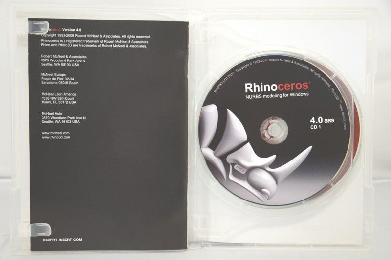 Rhinoceros Version4.0 アップグレードCD