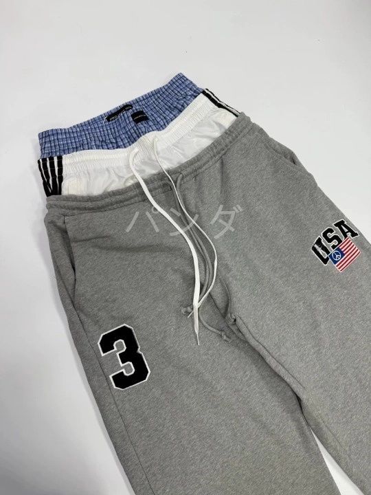 PROJECT G/R 3 LAYERED レイヤード スウェットパンツ 正規品 PROJECT G/R 3 LAYERED SWEAT PANTS MELANGE GRAY スウェットパンツ