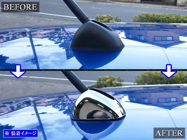スイフトスポーツ ZC33S メッキアンテナカバー Gタイプ - メルカリ