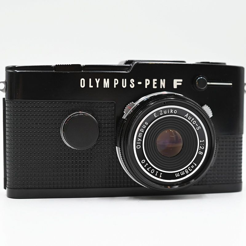 OLYMPUS PEN-F フィルムカメラ 1:1.8 f＝38mm OLYMPUS PEN-F + F.Zuiko Auto-S 1:1.8 F=38mm【フィルムカメラ