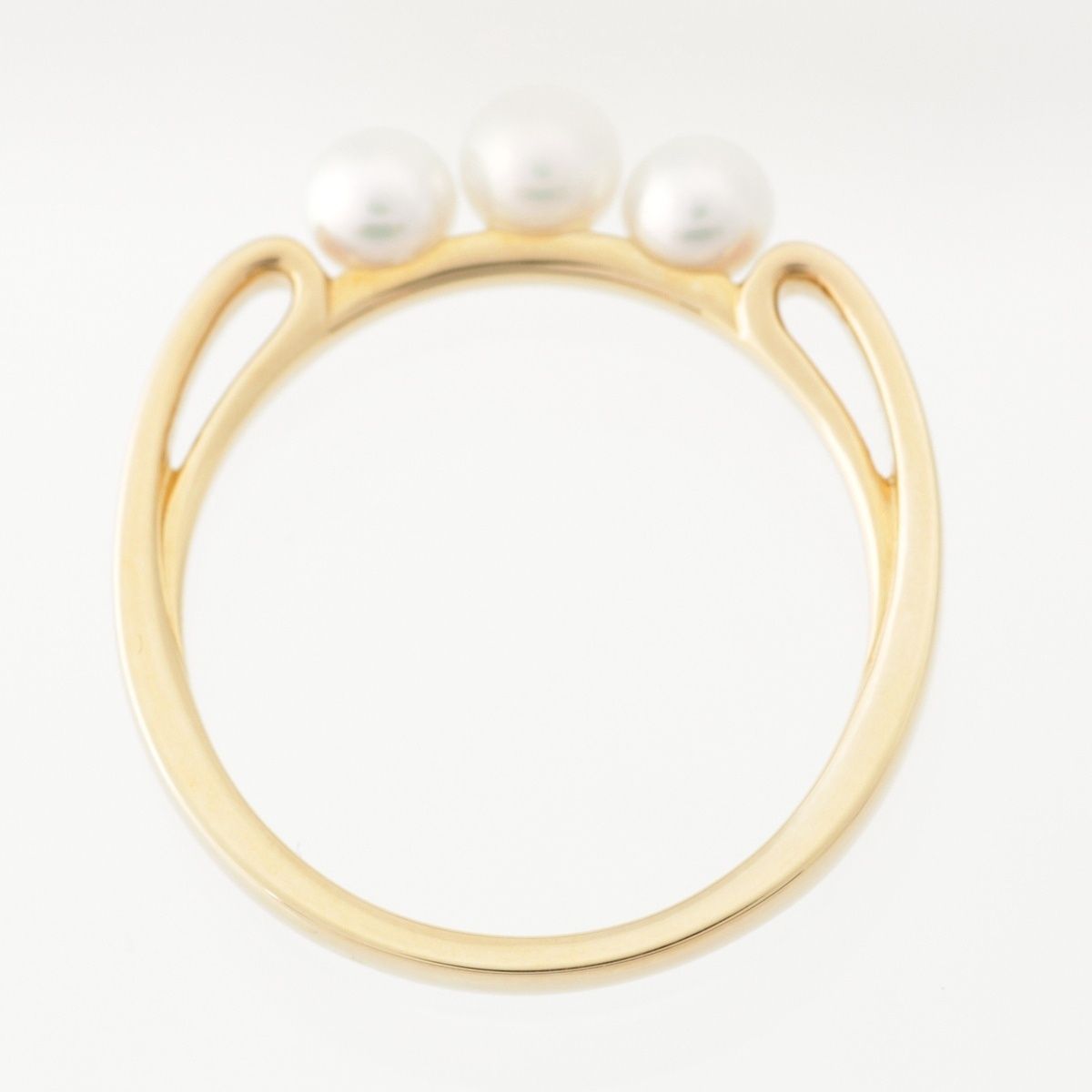 ミキモト リング 指輪 K18 PR-1476HK ゴールド 12号 アコヤ真珠 約3.75  