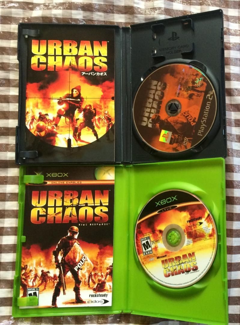 ＰＳ２ ＸＢＯＸ アーバンカオス Urban Chaos Riot Response 2本セット 海外版 北米版 BUZ-MARSEILLE_FR