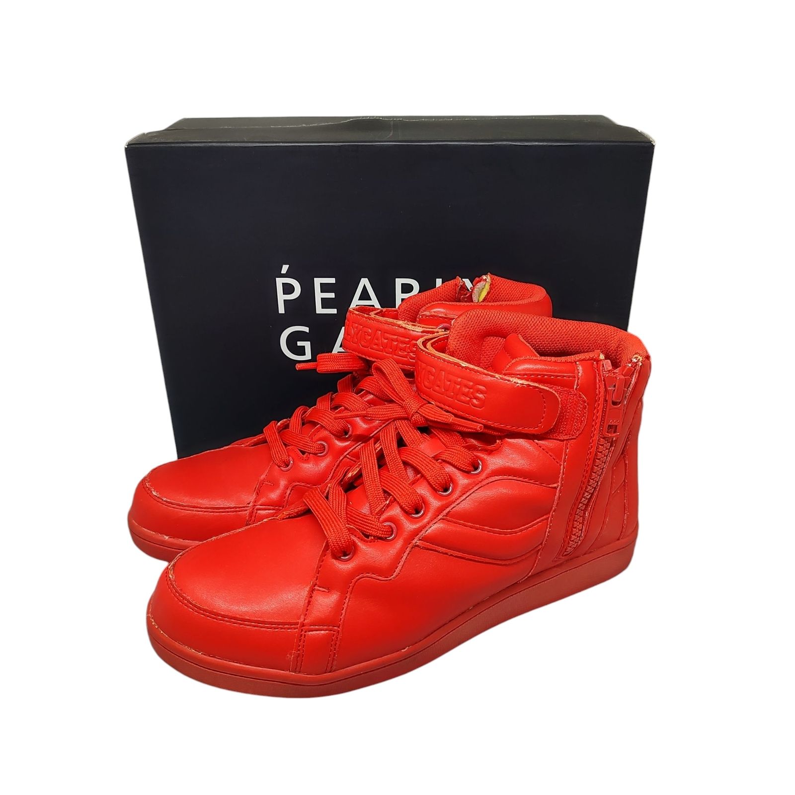 PEARLY GATES ハイカットゴルフシューズ レッド