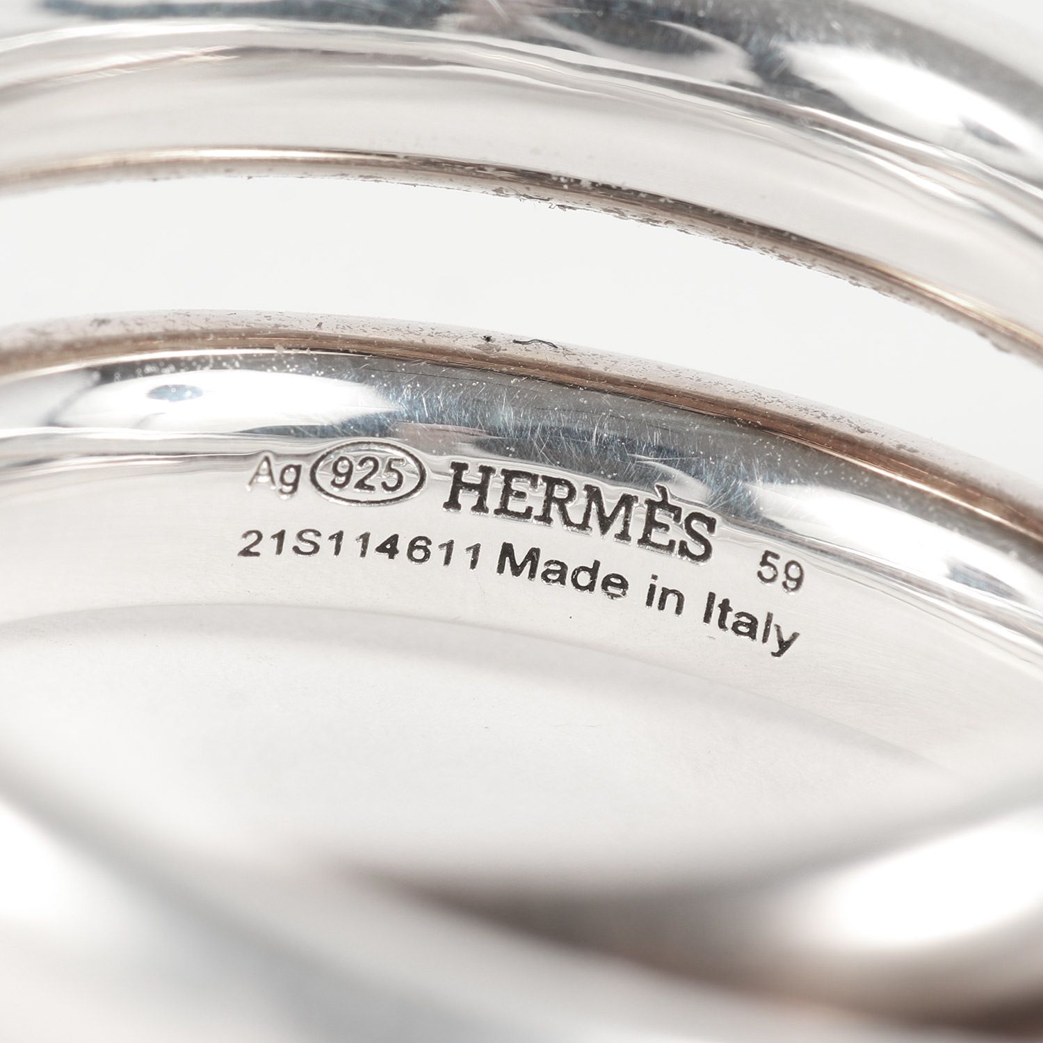 最安の新品 HERMES エルメス ヴェルティージュ シルバー リング vertig