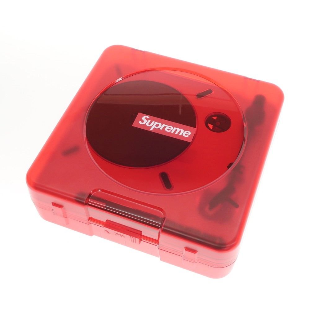 【中古】【未使用】シュプリーム Supreme 2020年春夏 Numark PT01 Portable Turntable ターンテーブル  レコードプレーヤー レッド【メンズ】