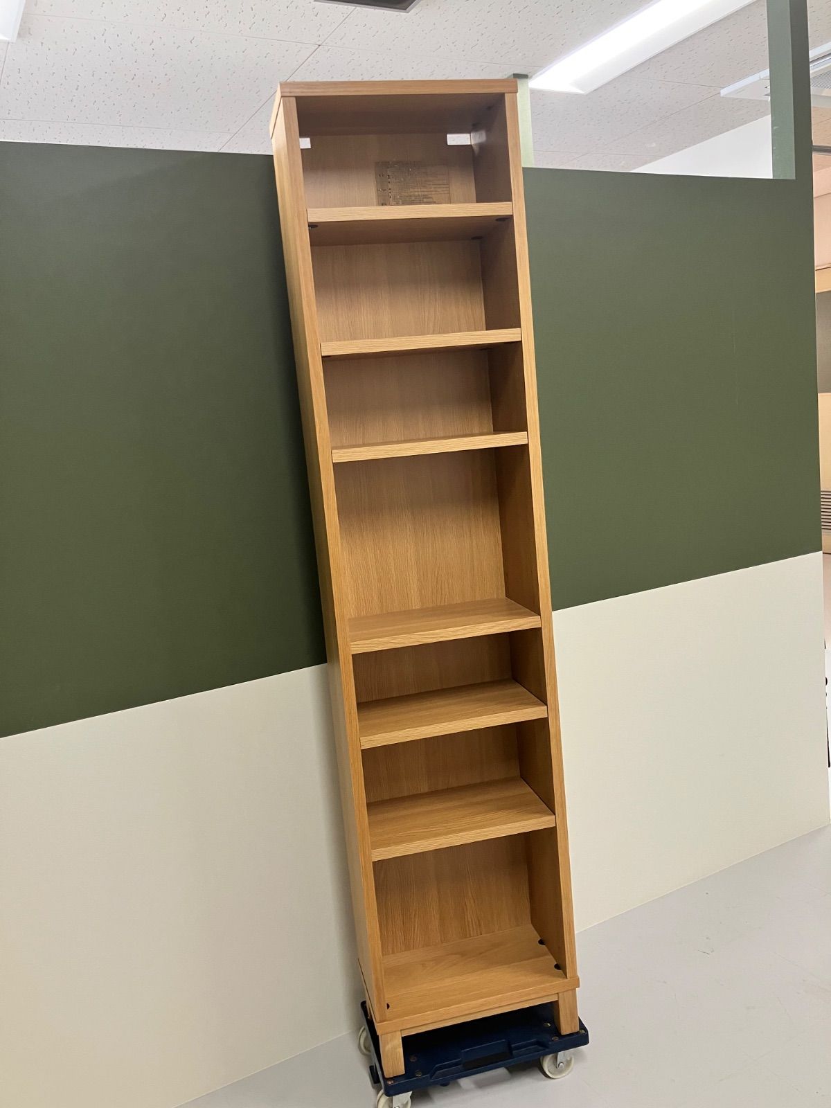 無印 オーク材薄型ラック 大◆人気収納家具 お部屋に馴染みやすい