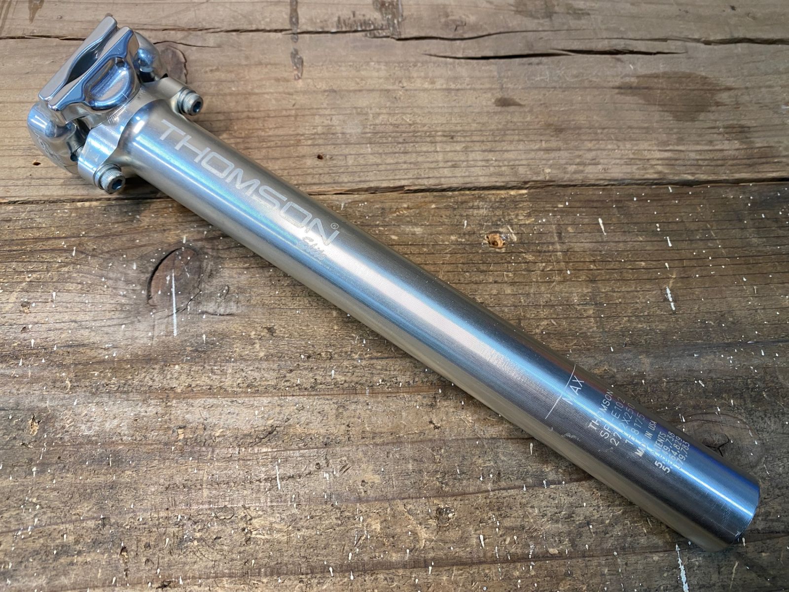IR195 トムソン THOMSON エリート Elite シートポスト シルバー 250mm Φ27.2