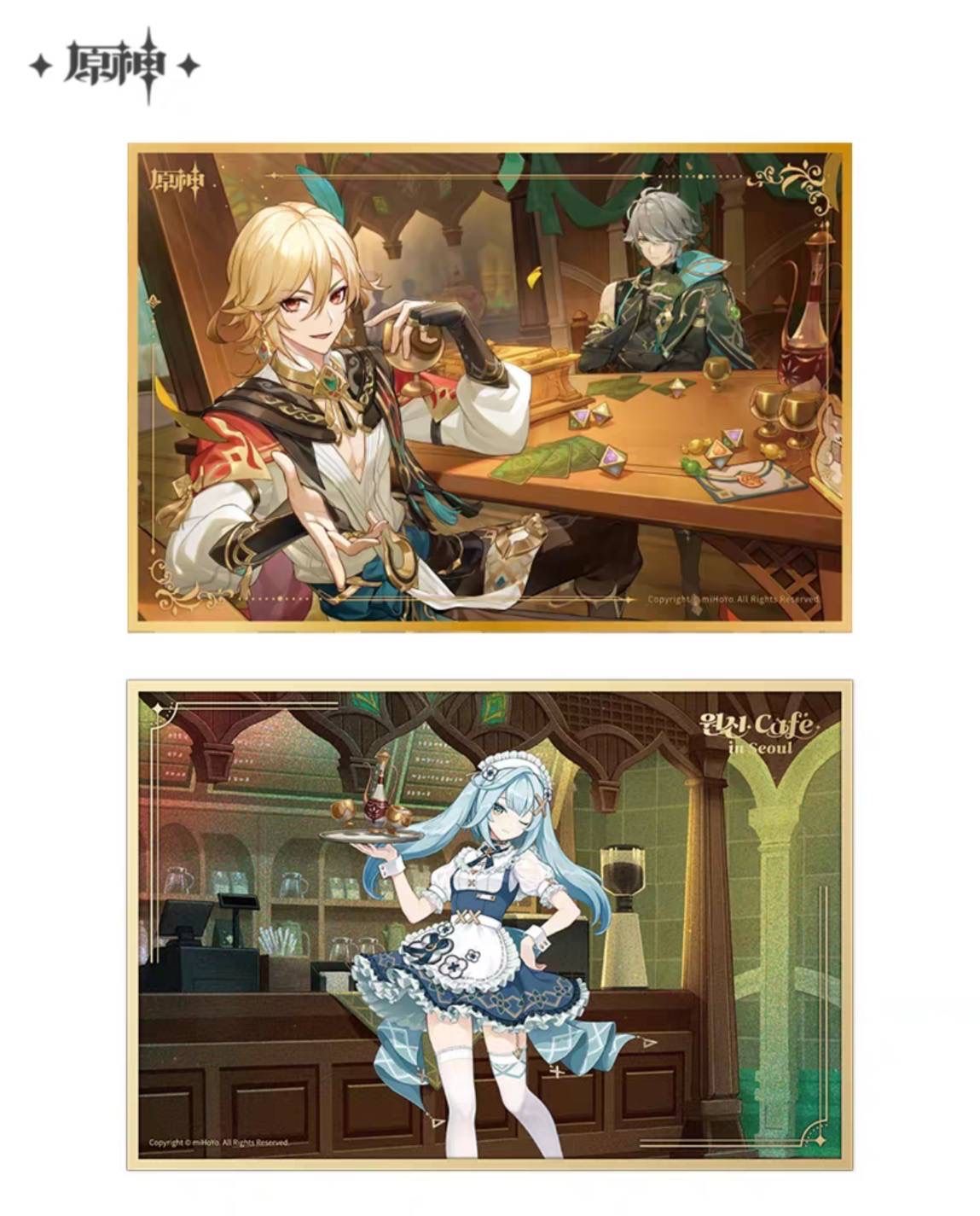 原神 韓国カフェ フォトカ カーヴェ ファルザン コレイ ドリー キャンディス 公式正規品 韓国カフェ コラボ 缶バッジ ファルザン