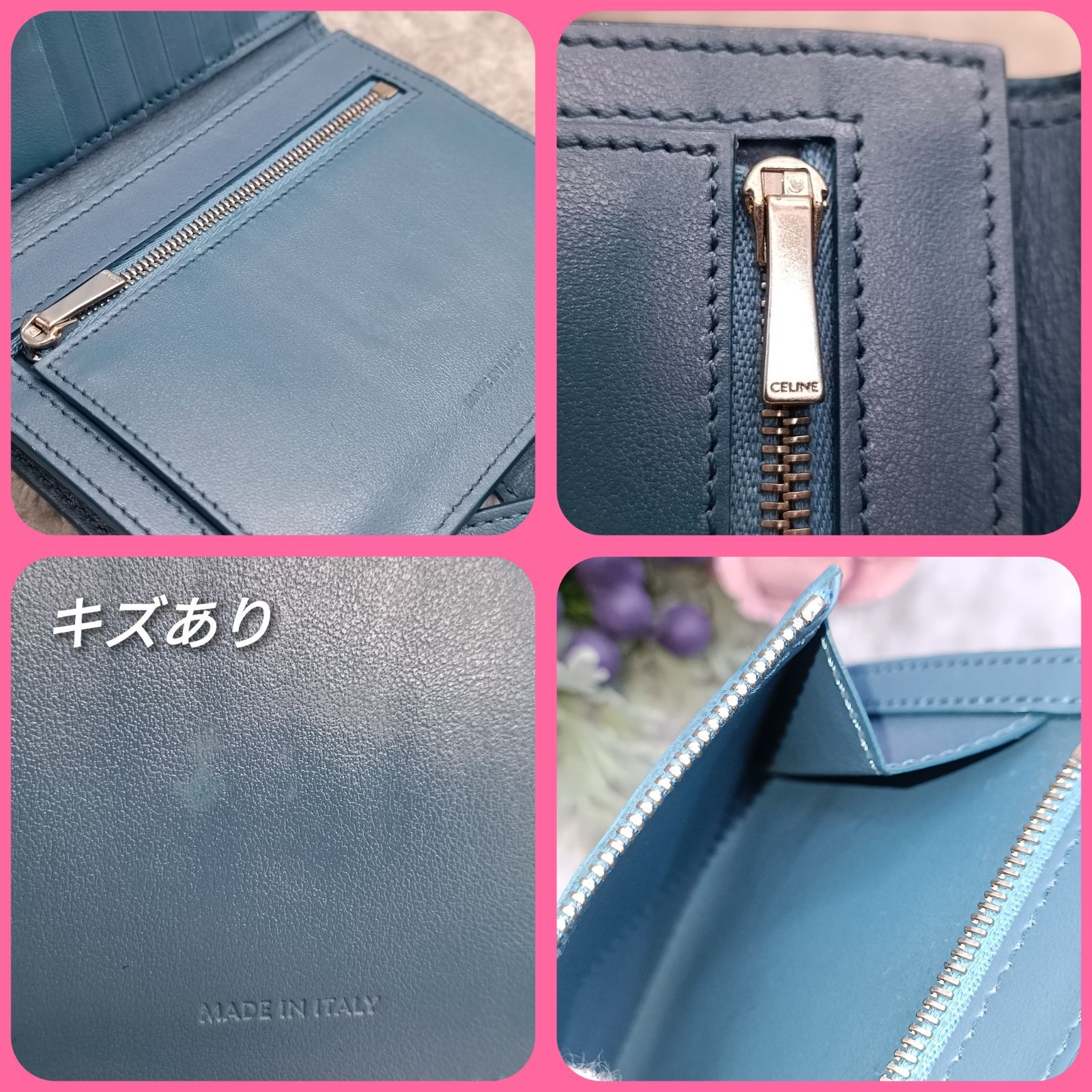 超美品です♡ いて CELINE コンパクトウォレット♡