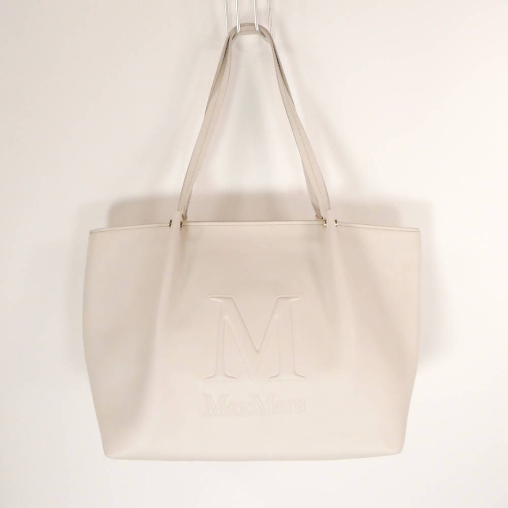 美品 MAXMARA マックスマーラ トートバック ハンドバック ロゴ
