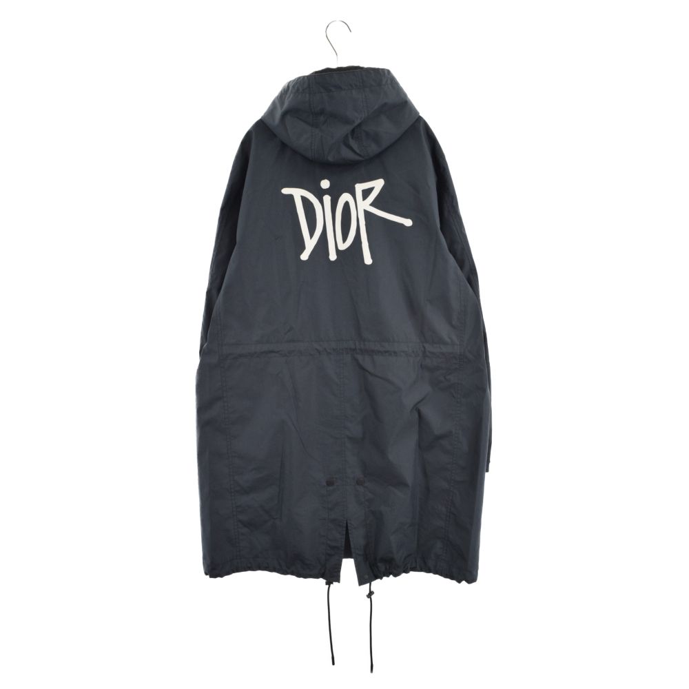 DIOR (ディオール) 20AW×Shawn Stussy Back Logo Hooded Coat 