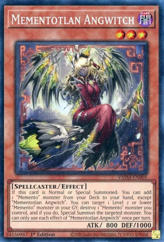 遊戯王 VASM-EN005 CR Mementotlan Angwitch|メメント エンウィッチ