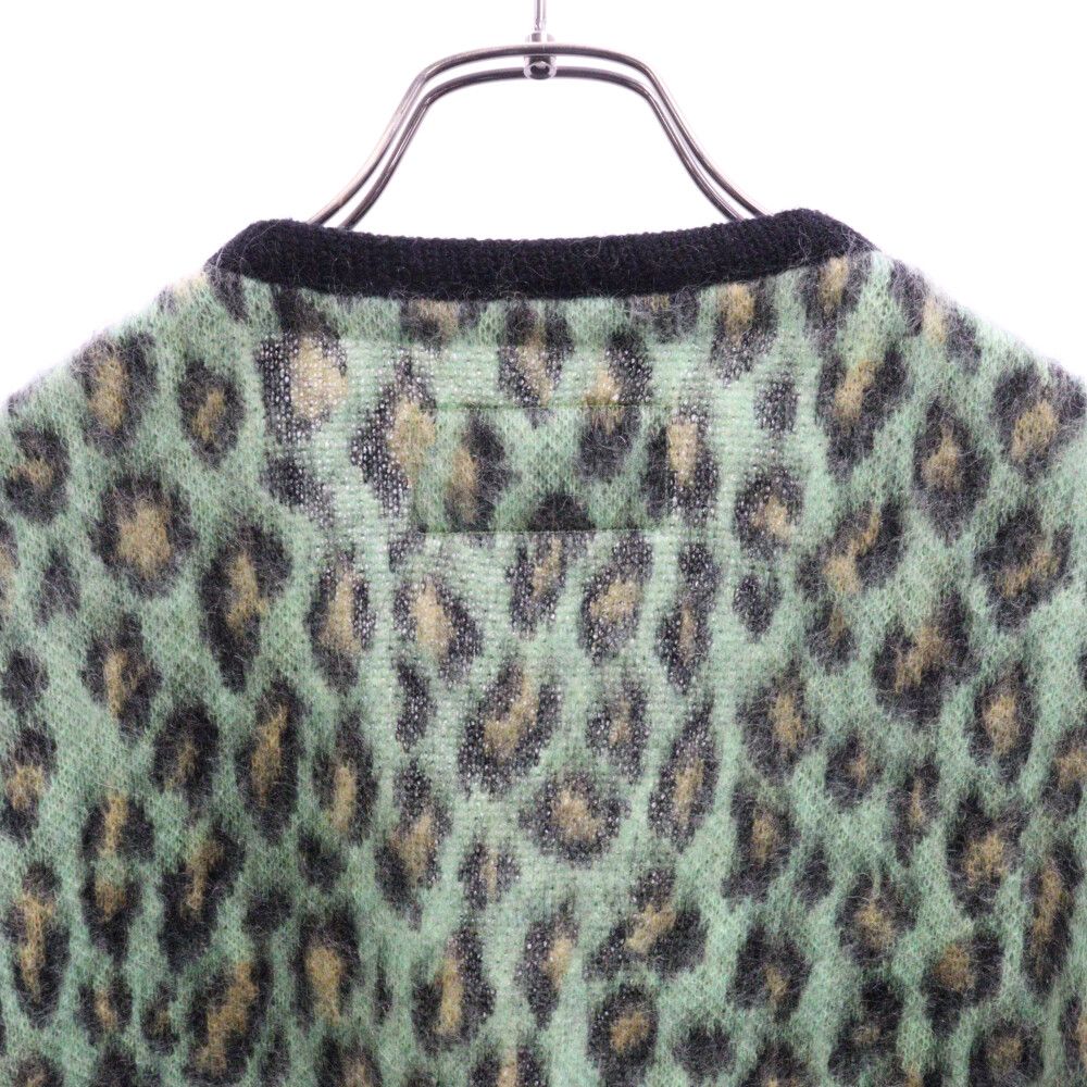 極美品 ワコマリア 21AW レオパード モヘア カーディガン WACKO MARIA ワコマリア 22SS LEOPARD MOHAIR CARDIGAN