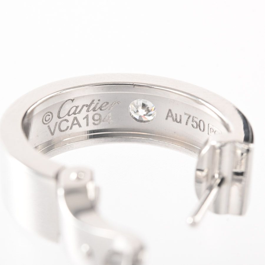 磨き済】ティファニー K18 オープンハート フープピアス 6895