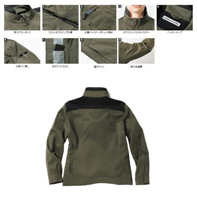 種類45 45. オリーブ 5L 1000円 エンジニアサマージャケット dimo NAKATSUKA 中塚被服 D5330 WWW_GEBZETESISAT_COM_TR