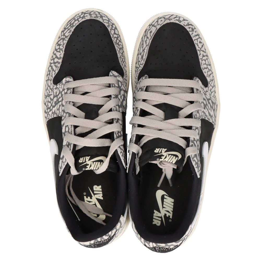 NIKE (ナイキ) WMNS AIR JORDAN 1 RETRO LOW OG Black Cement CZ0775